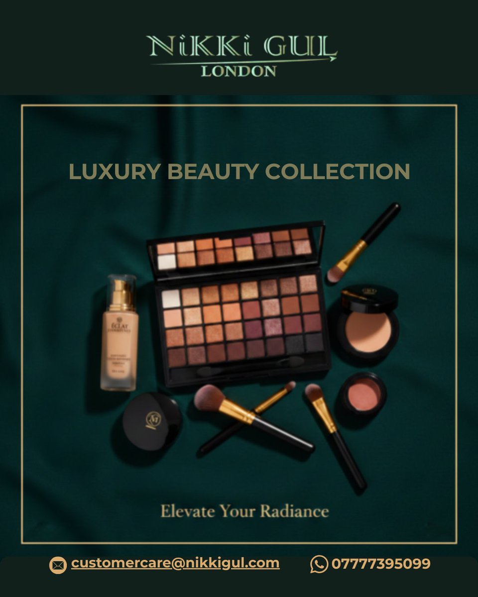 NikkigulLondon's tweet image. Get the look you want with our full beauty set. 
From soft Powders to bold shadows, These colours stay bright and smooth on your Skin. Refresh your routine with tools made for a flawless finish.

#makeuphacks #beautybox #ukmakeup #getreadywithme #makeuproutine #cleanbeauty