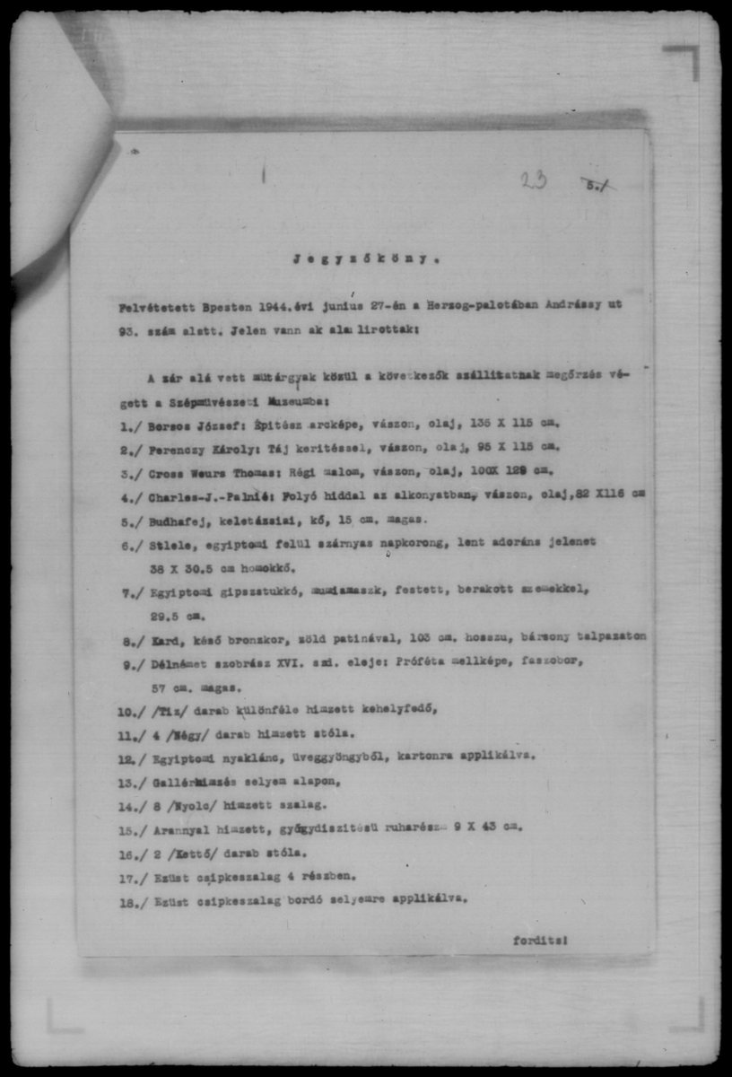 Holocaust Art Recovery Initiative tweet media