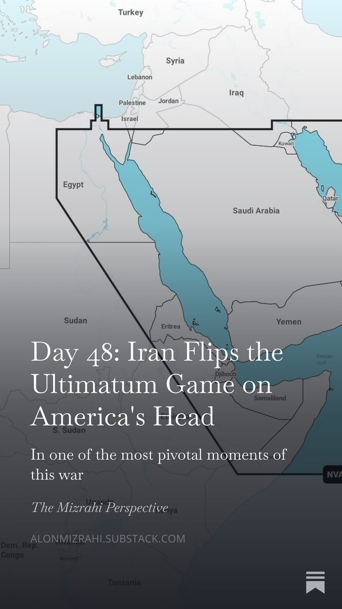 alon_mizrahi's tweet photo. Iran just made one of the most daring and momentous moves in this war, and potentially in the history of the region [free access]
https://t.co/ooK6ZvdWbF https://t.co/zqfh2GRepA