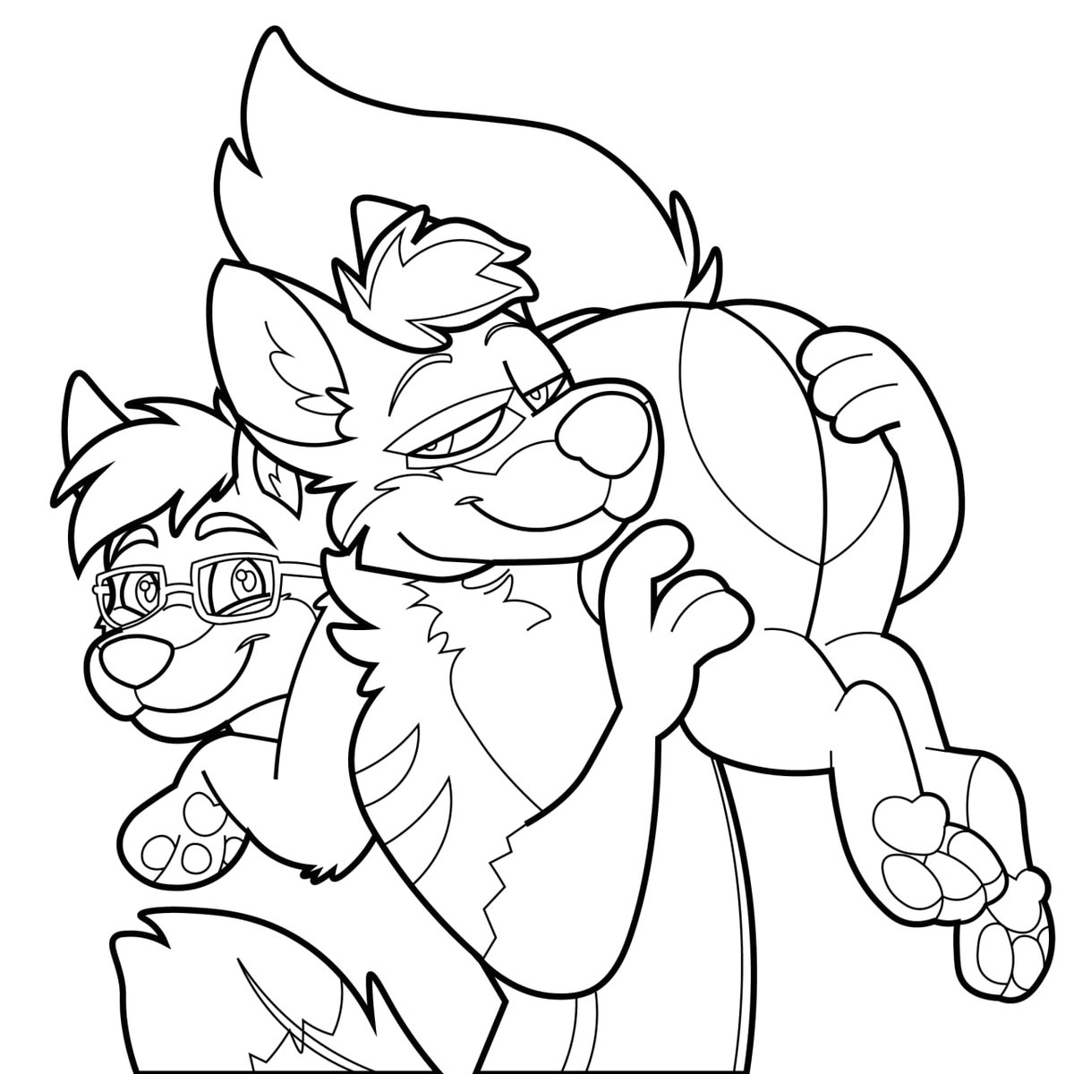 CalebHenry68906's tweet photo. For da two Cheeky bois 😏
@Da_GoldSprocket  @SenoFox 
#fox #dog #furryfandom ##furryartist #furrycommunity #furrycommission #furryartworks https://t.co/1yYtV7NeHO