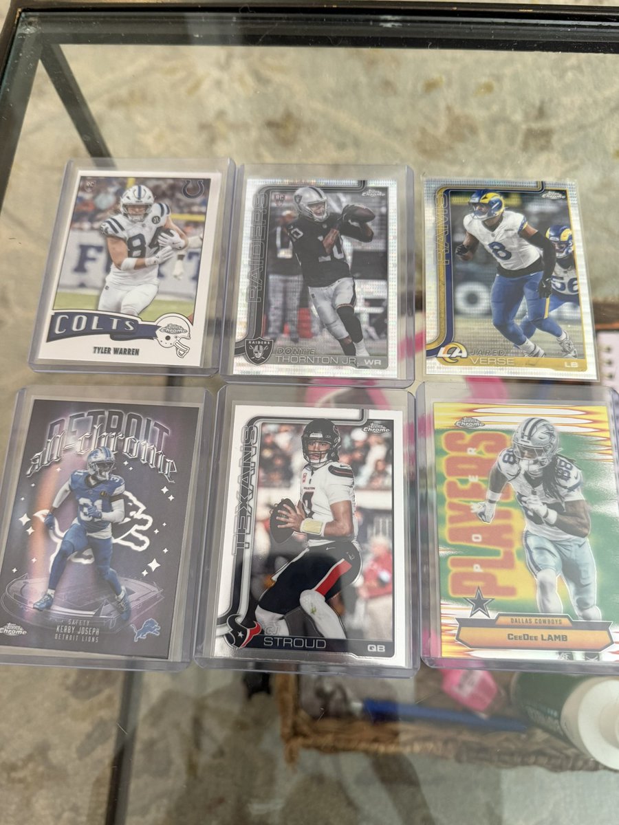 kylefrmohio's tweet photo. @Topps Except this miscut Tyler Warren 🙈 https://t.co/b8zwPQWbJI