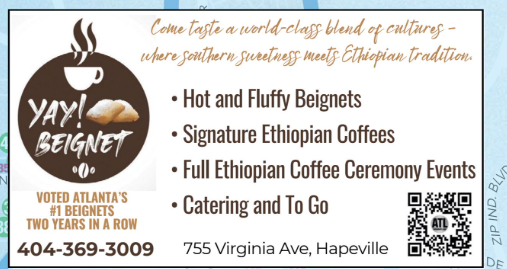 GoSeeDoATL's tweet photo. The @ATLDistrict has locally owned coffee shops worth stopping: JPresso, Yay! Beignet and Krack Tea are waiting for you in Hapeville. Grab a GoSeeDoATL guide when you land or visit https://t.co/wAYt0PWNFY. ☕🍩 #GoSeeDoATL #ATLAirportDistrict #supportlocalATL #ATLcoffee https://t.co/FCa3KXoDpM