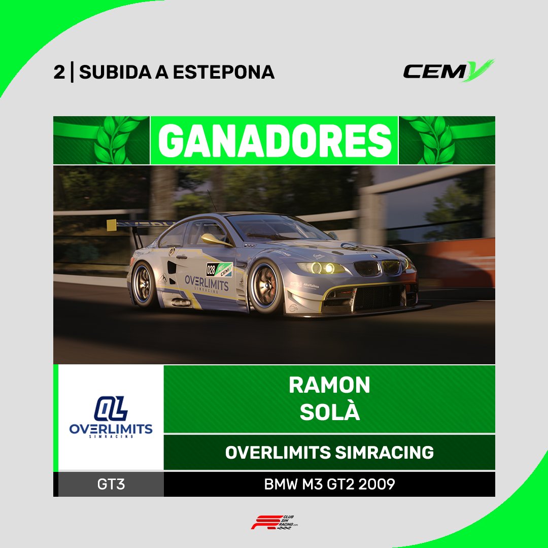 club_simracing's tweet photo. 🏆 GANADORES

#csr #csrwinners #simracing #motor #motorsport https://t.co/p04Z5lhITY