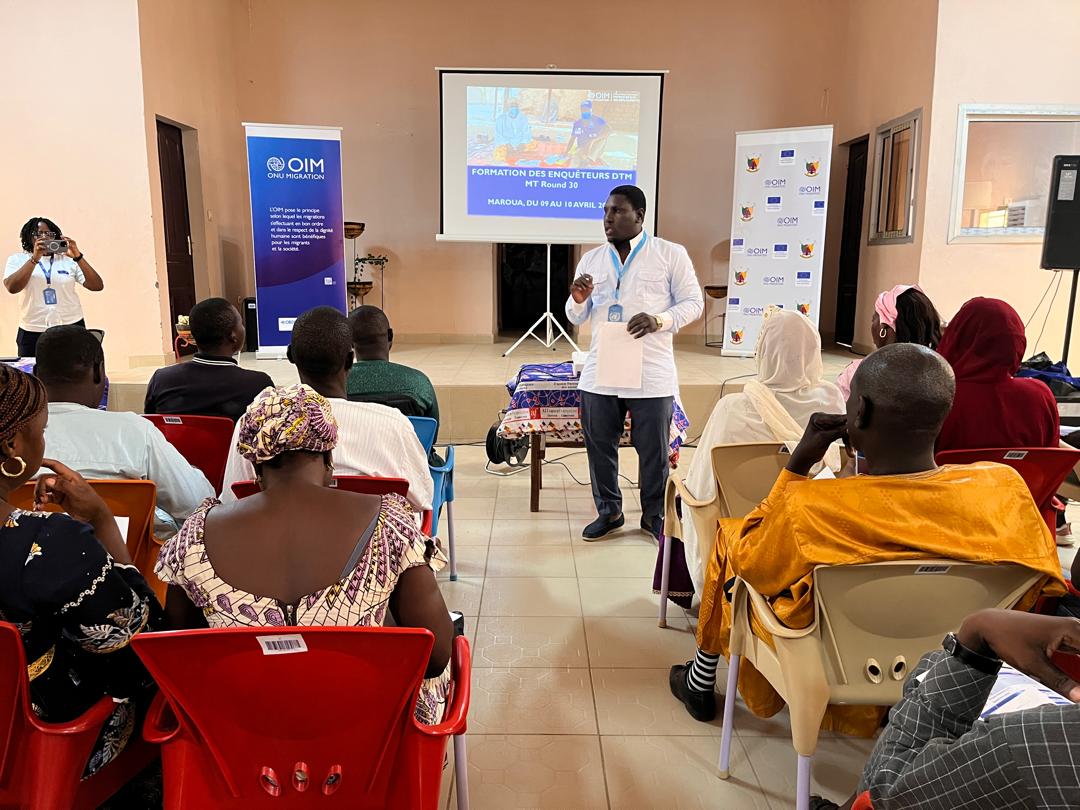 OIMCameroun's tweet image. @OIMCameroon, supported by @eu_echo, trained 150 enumerators on the Multi Sectoral Location Assessment (MSLA) and the Demographic Displacement Calculator (DDC), to enhance the quality of data collection for displacement analysis and evidence-based humanitarian efforts.
#Migration