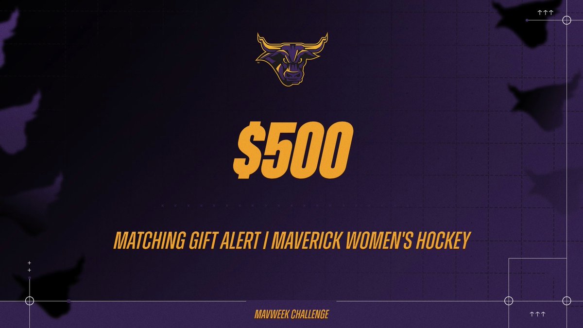 Please consider supporting our program with a financial donation. Any amount is greatly appreciated. 
🔗msumavericks.com/mavweek
#HornsUp #MavFam
