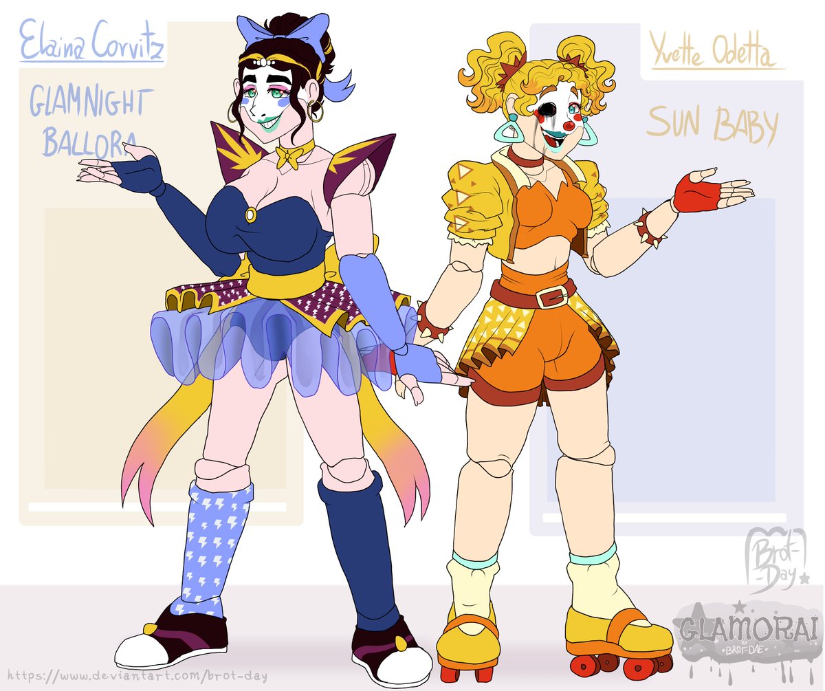 Brot_Day's tweet image. Operation BTB (Baby to Ballora) complete! Elaina is now Glamnight Ballora in GLAMORAI AU.
#art #fnaf #makeover #GlamrockBaby #GlamrockBallora #fnafsecuritybreach #GLAMORAI