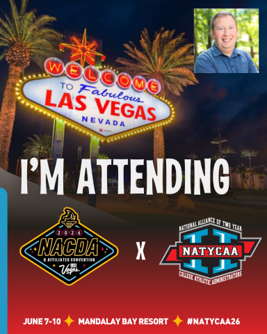 BrianAnweiler's tweet image. Looking forward to #NACDA26 x #NATYCAA26. 

See you in Vegas!