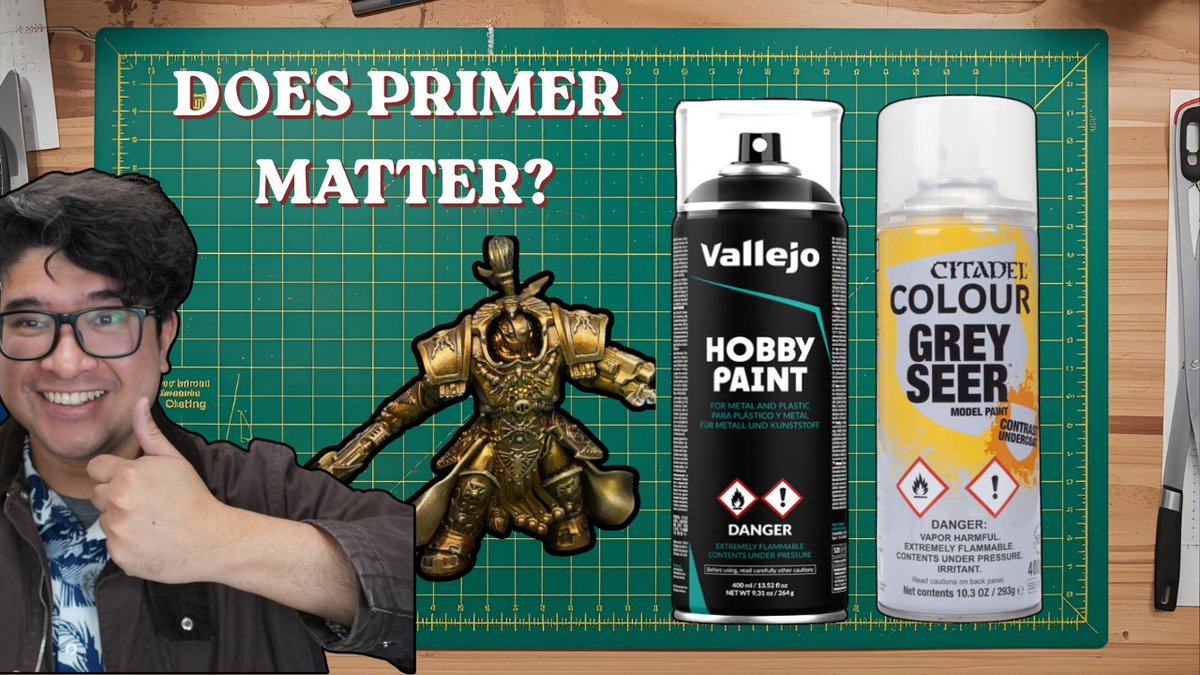 rocket_catapult's tweet image. Best Primer for Gold Minis? (Black vs White vs Grey) Video by Paul Catindig youtube.com/watch?v=OOxR3a… #hobbyshop #hobbystore #hobbies #plasticmodelkit #sunwardhobbies #toronto #mississauga #freeshipping #canada  #Tamiya #warhammer #citadel #vallejocolors