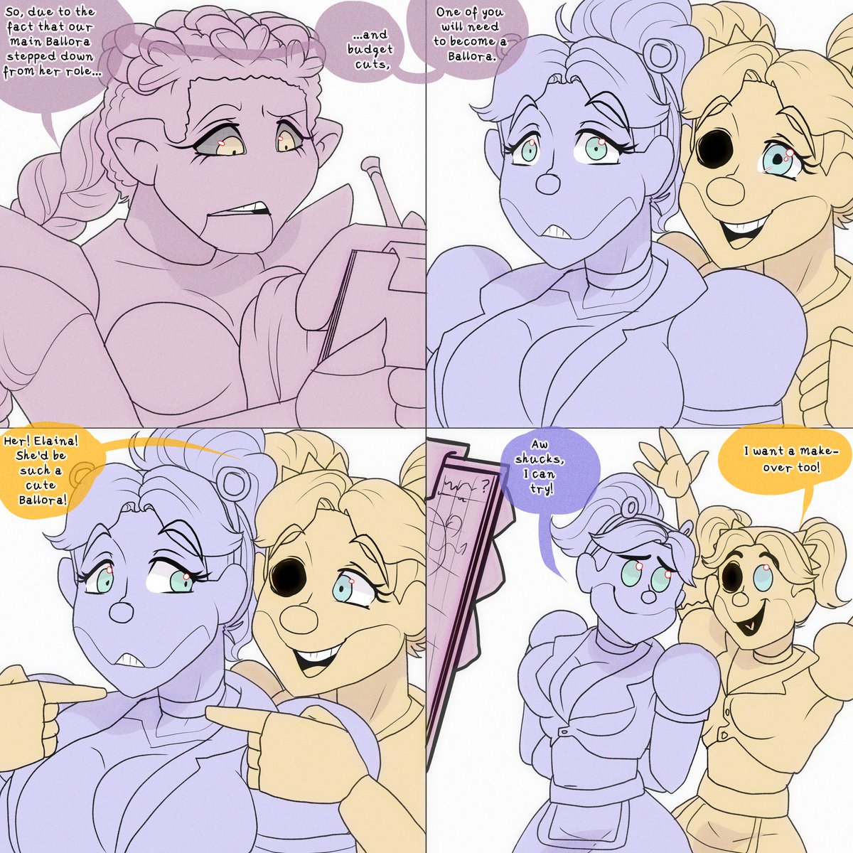 Brot_Day's tweet image. Operation BTB (Baby to Ballora) complete! Elaina is now Glamnight Ballora in GLAMORAI AU.
#art #fnaf #makeover #GlamrockBaby #GlamrockBallora #fnafsecuritybreach #GLAMORAI