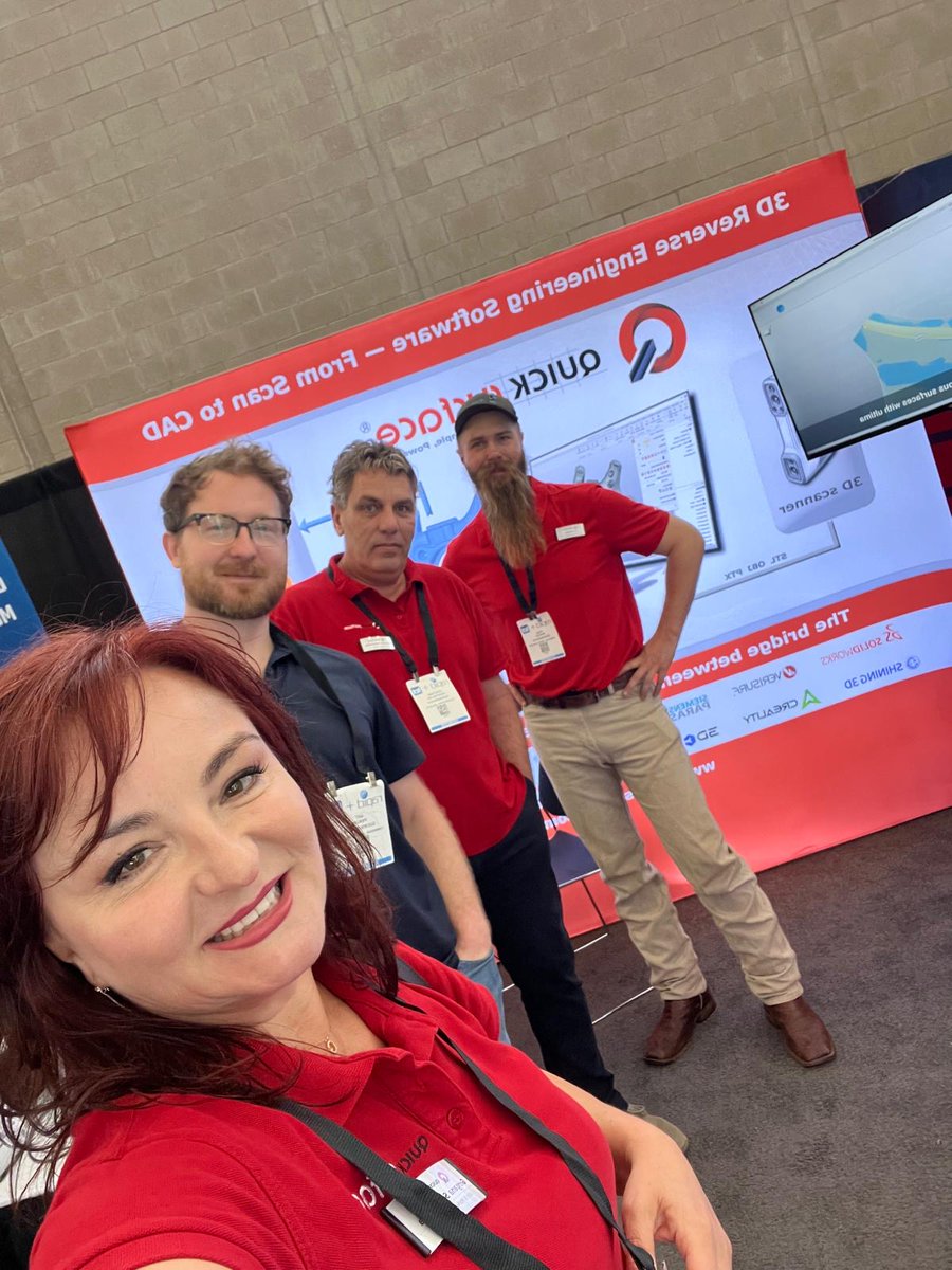 It’s Day 2 of RAPID + TCT, North America’s largest additive manufacturing and industrial 3D printing event! We’re proud to be here alongside our partner <a href="/QUICKSURFACE/">QUICKSURFACE</a> at Booth 1036. Looking forward to today and tomorrow—full of live demos and great conversations!