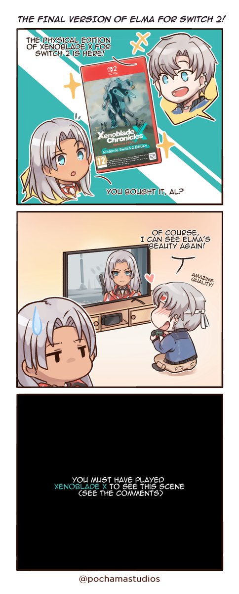 pochamastudios's tweet image. To celebrate the release of the physical version of Xenoblade X for Switch 2! ✨

#XenobladeChroniclesX #XenobladeX