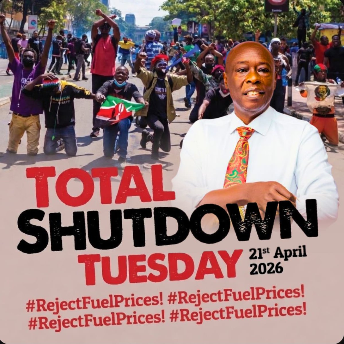_iam_dan_'s tweet photo. TUESDAY IS TUESDAY, WE MUST SHOW UP IN LARGE NUMBERS #RejectFuelPrices https://t.co/IQ6wVxOQrq
