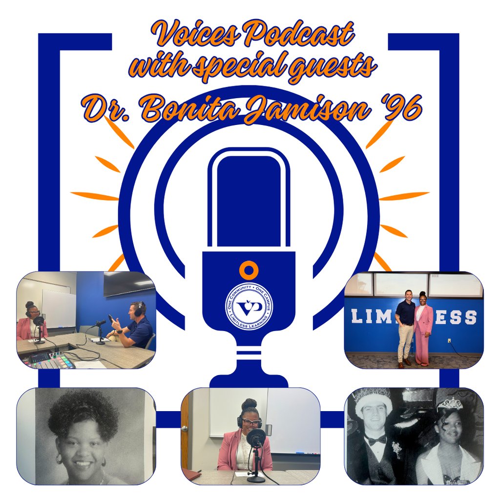ValleyParkSD's tweet image. 🎙️ New Episode Alert! 🎙️vpschools.org/voices  Season 3, Episode 7 of the Voices Podcast is here, featuring Dr. Bonita Jamison ’96, Valley Park High School alumna and Superintendent of the Maplewood Richmond Heights School District #VPPride #OneCommunity #LimitlessLearning
