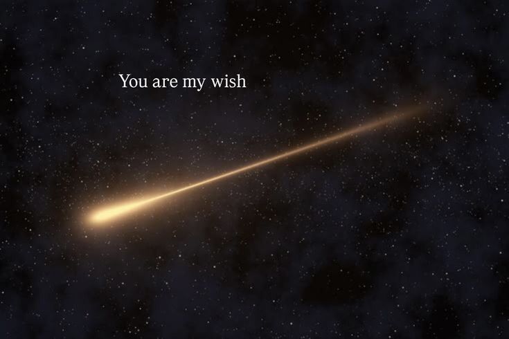 "You are my wish."