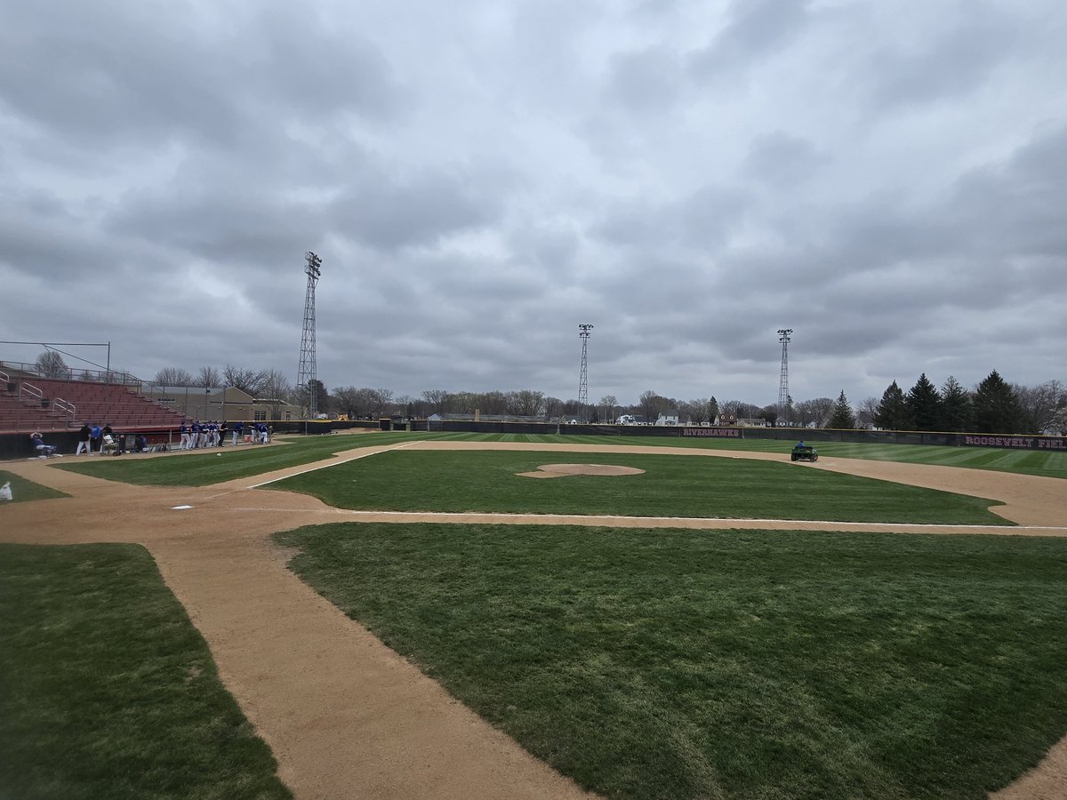 ChanseHall's tweet photo. At Roosevelt Field in Mason City to catch @NIACCBaseball take on the Ellsworth Panthers. 

First pitch at 1 p.m. https://t.co/tiYFXEOmFn