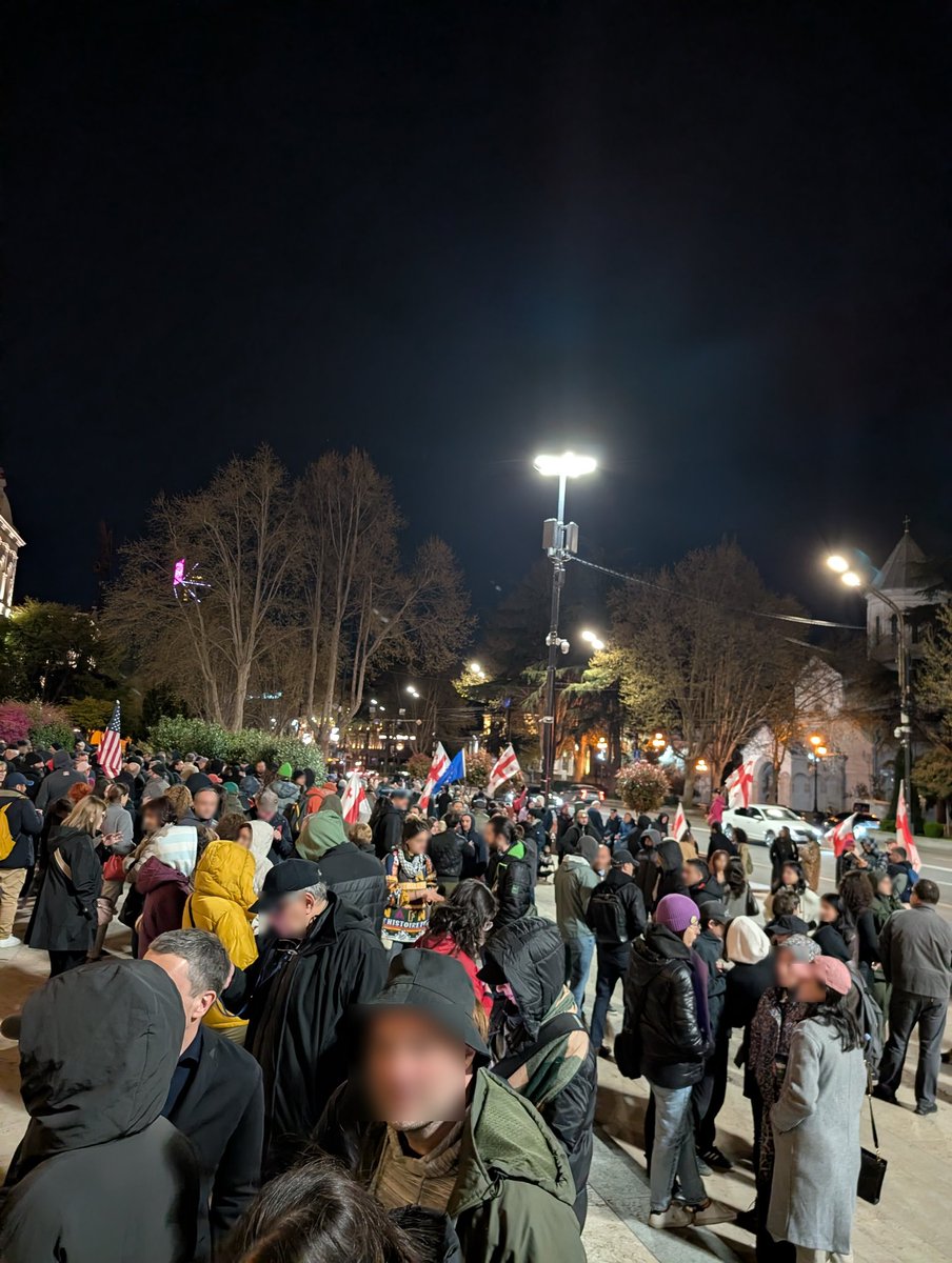 rusudanjakeli's tweet photo. Day 504 of daily, uninterrupted, nationwide protests in Georgia. 🇬🇪 https://t.co/MLcEQVqTZH