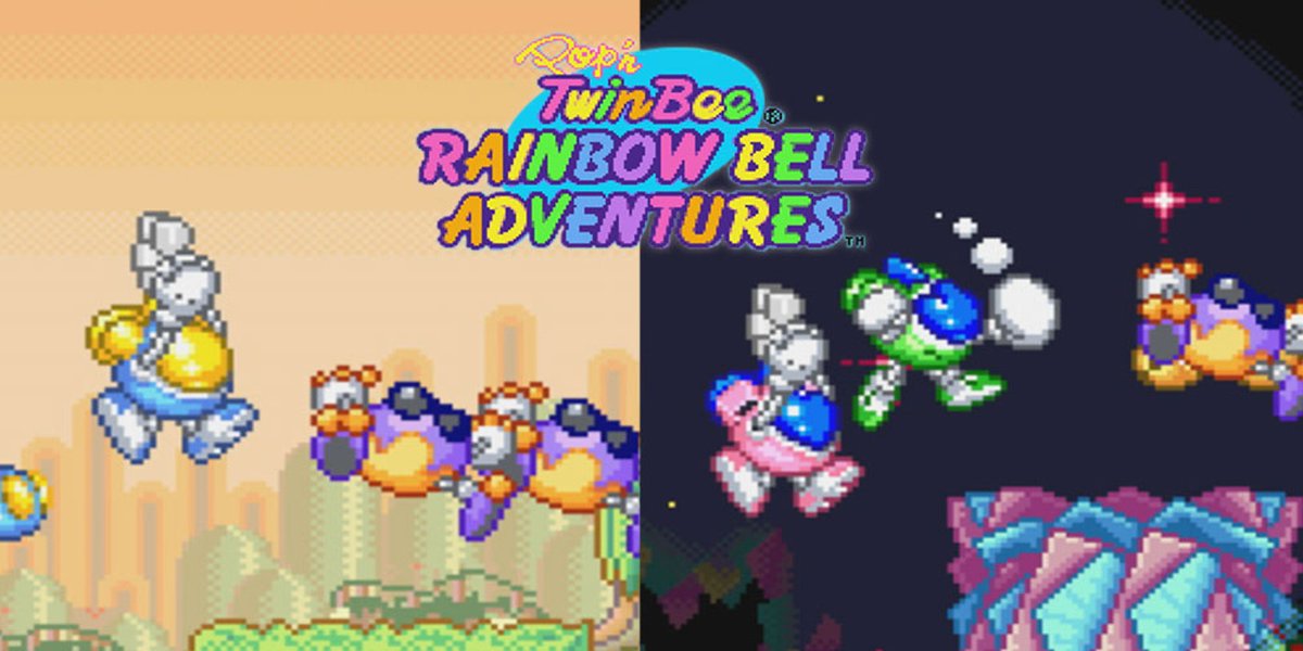 Lune__Fall's tweet photo. @SuperSisi Pop'n Twinbee: Rainbow Bell Adventures ! One of the best two players side scrolling snes game https://t.co/UatrJVQOvk