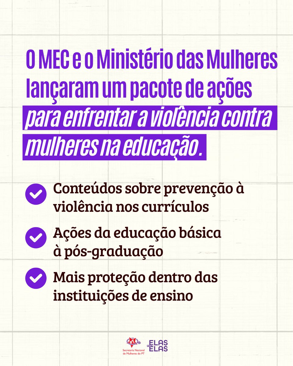 Secretaria Nacional de Mulheres do PT tweet media