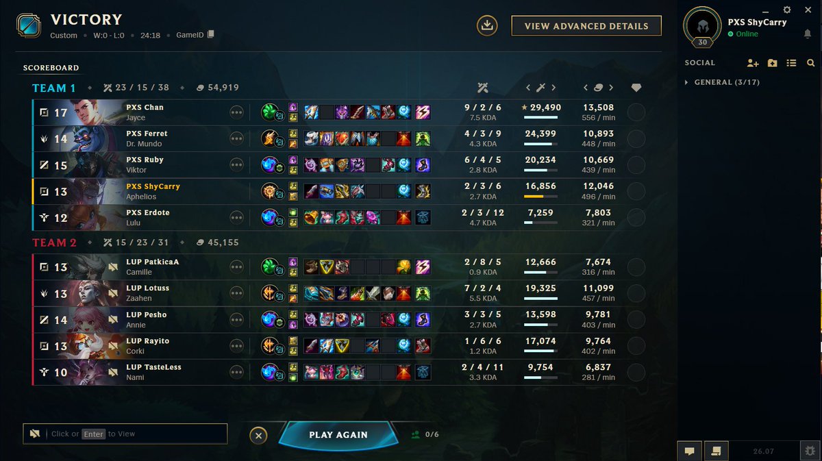 PXS Shy Carry tweet media