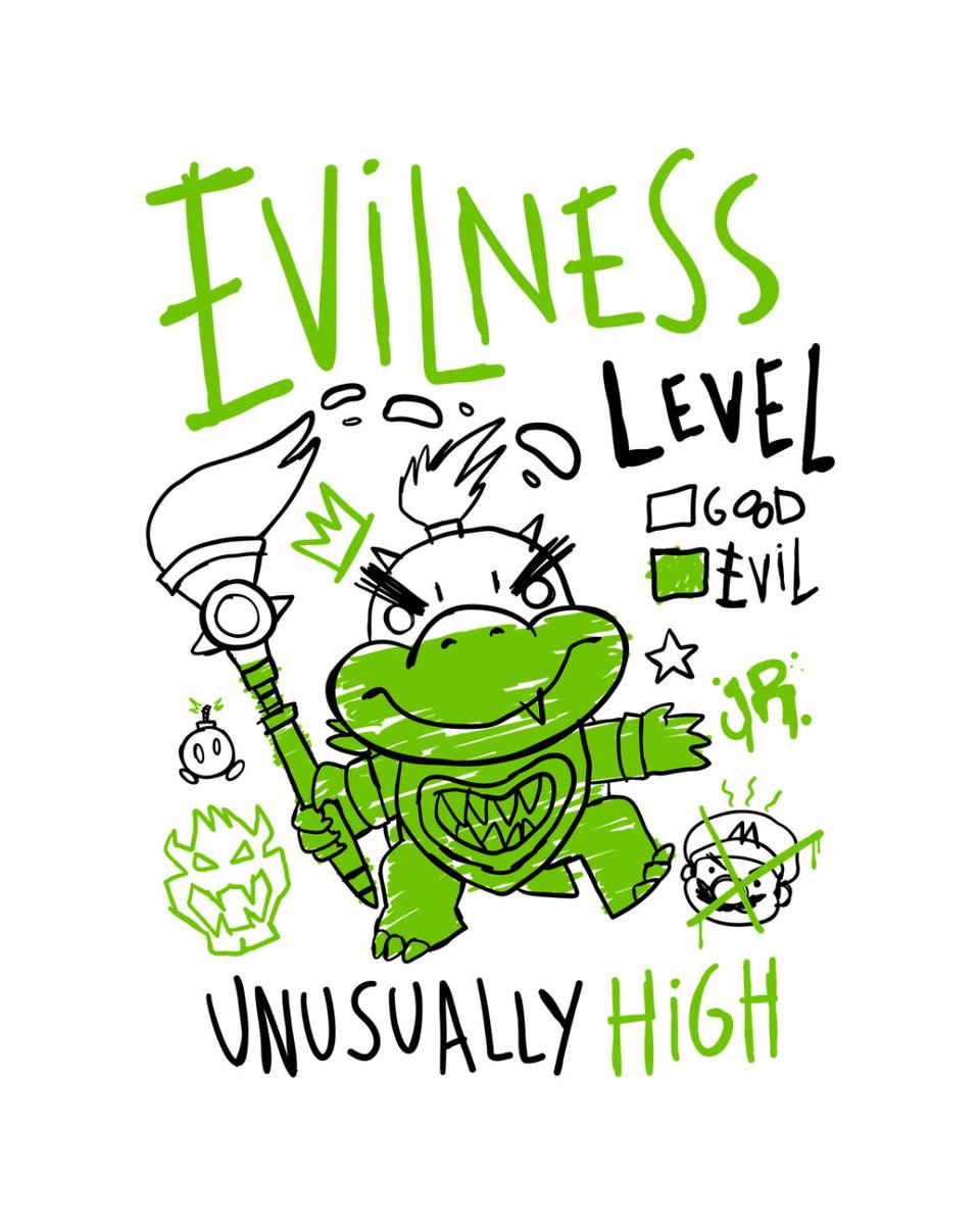 teefury's tweet image. THE DAILY | “Evilness Level” by #demonigote starts at just $13 today only at #TeeFury! ⚡ 
loom.ly/wpHYBsk

#tshirts #tee #tshirt #graphictee #teeoftheday #geekstyle #popculturetees #gaming #platform #adventure #classic #movies #mushroom #bowser