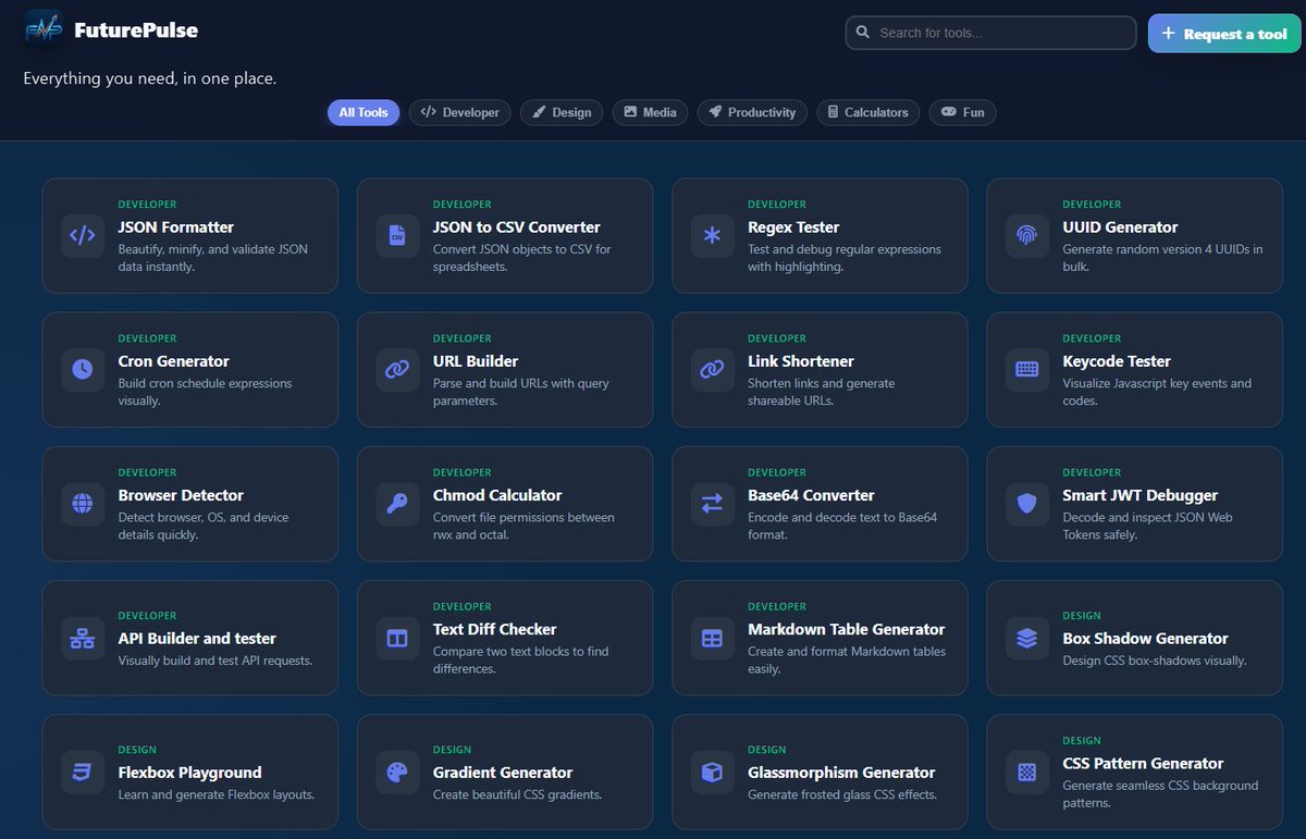AliHamza053's tweet photo. 🚀 Just launched a collection of free tools — no login, no paywalls, just simple and instant access ⚡Built to save time and make everyday tasks easier — more tools coming soon 🌱
Try them: https://t.co/g70LEfHZtn

#FreeTools #BuildInPublic #Tech #Productivity #AI #Automation https://t.co/YxqHFdvH0T
