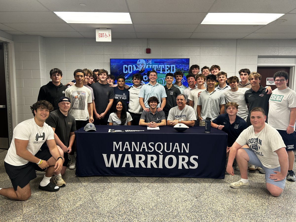 SquanAthletics's tweet photo. Congratulations to Frankie Tackett, who will be continuing his football career with the Monmouth Hawks next year! https://t.co/TUda9QKtwo