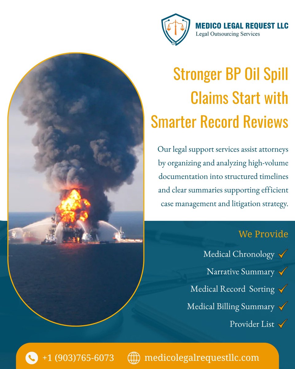 MedicoLlc's tweet image. Our #legalsupportservices assist attorneys by organizing and analyzing high-volume documentation into structured timelines and clear summaries, supporting efficient case management and litigation strategy.

🌐 mlr-medicalrecordsreview.com/expertise

#medicalrecordreview #masstortcasereview