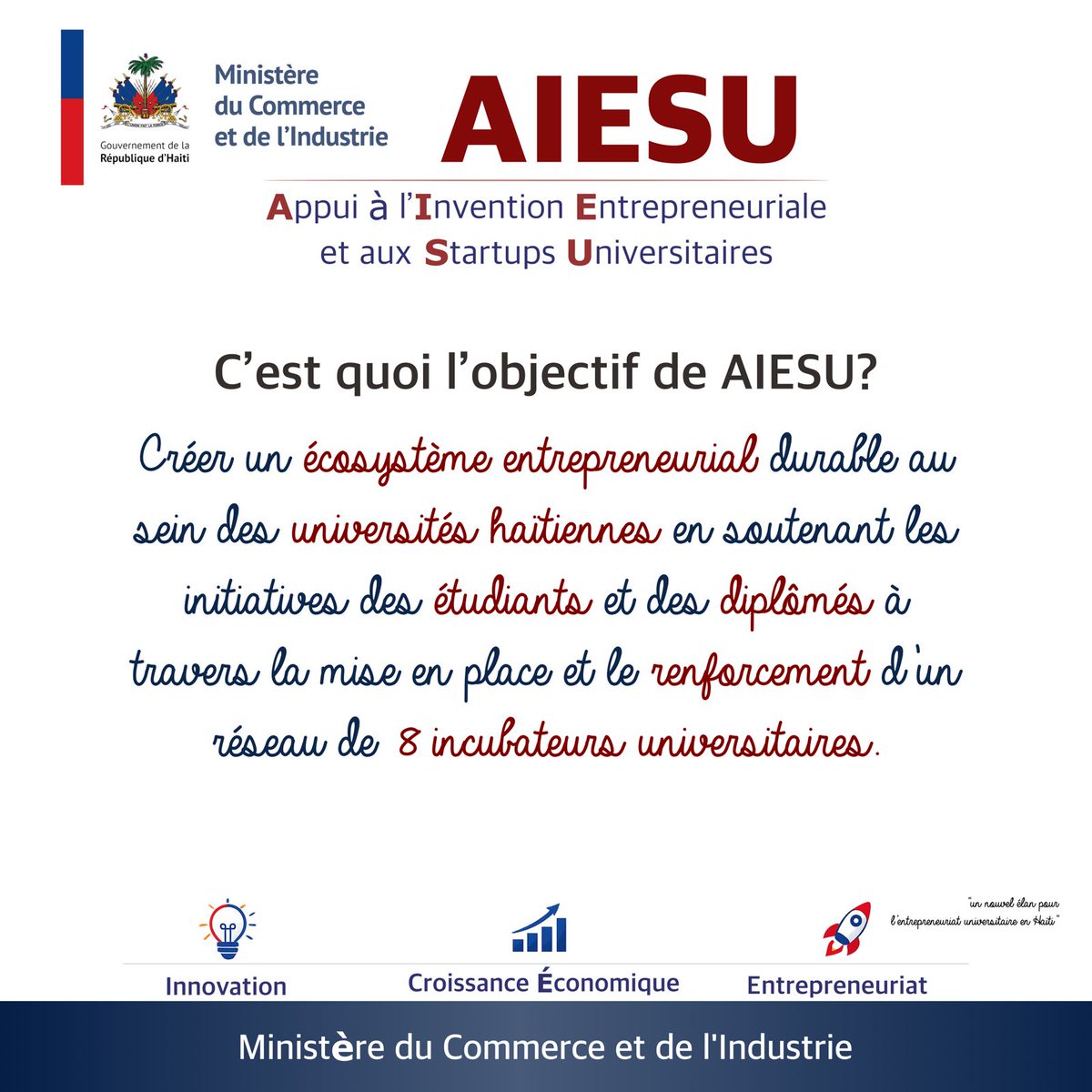 MincommerceHT's tweet photo. #AIESU https://t.co/OHc3HIXuz7