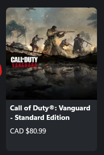 AceAdz_'s tweet image. #Vanguard has just been added to the ms store and xbox app on PC so this is Probably the next #COD title to be coming to #GamePass 👀
