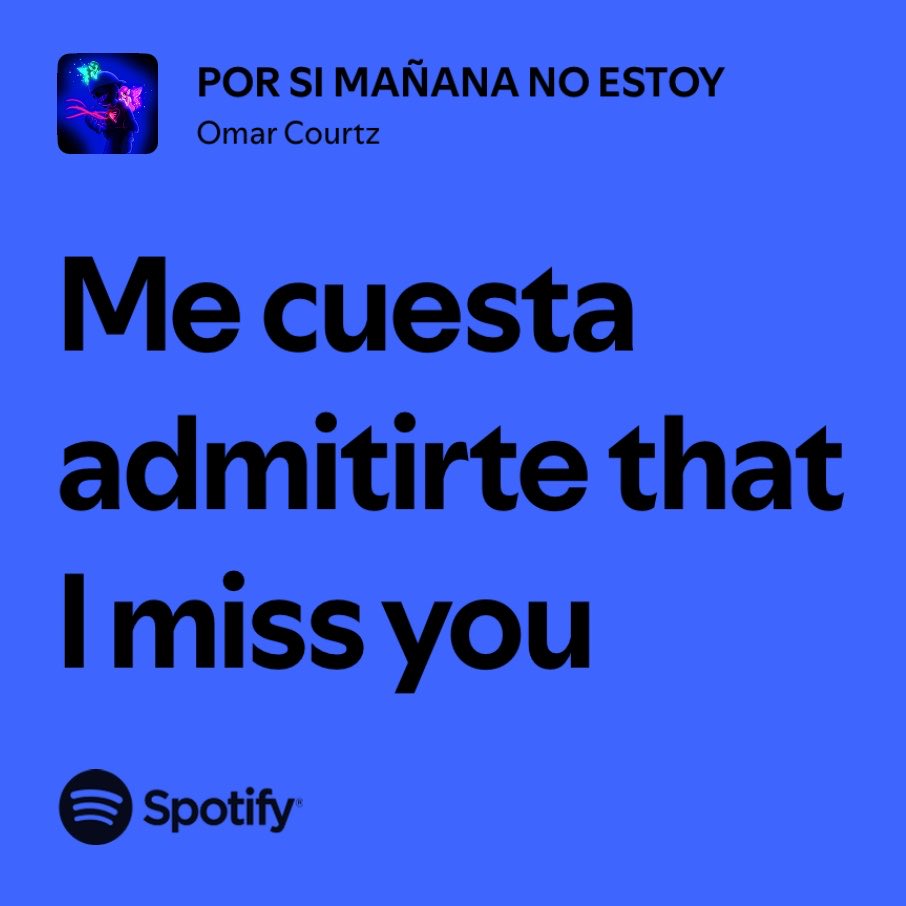 omar courtz / por si mañana no estoy