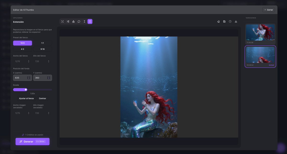 kithumbs's tweet photo. Siempre es interesante ver las cosas con prespectivas distintas. O en este caso, con resoluciones distintas.

El outpainting ahora funciona en cualquier dimensión.
Más libertad para adaptar miniaturas y trabajar sin límites de formato. https://t.co/Ksut7D9KNb