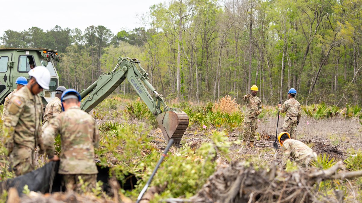 🚧 Breaking Ground at Fort Stewart 🚜 Soldiers from the 554th Engineer ...