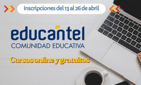 ¡Están abiertas las inscripciones para los cursos a dictarse en mayo en Educantel!
👉 Inscripciones del 13 al 26 de abril en: usi.org.uy/cursos. 📷Consultas en educantel@antel.com.uy. ✍️