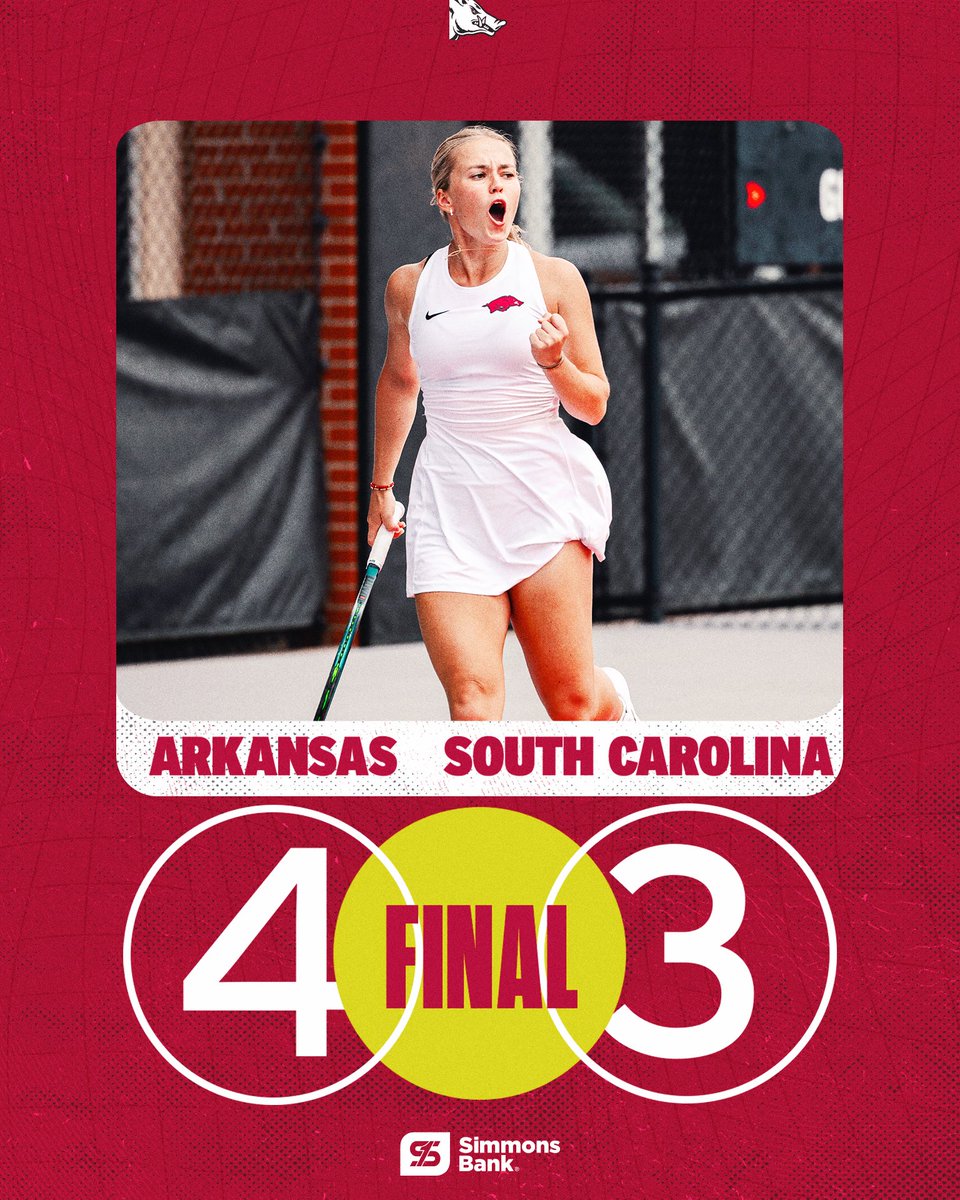 Razorback Women’s Tennis tweet media