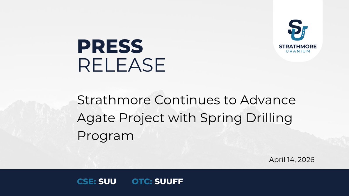 Strathmore Plus Uranium Corp. tweet media