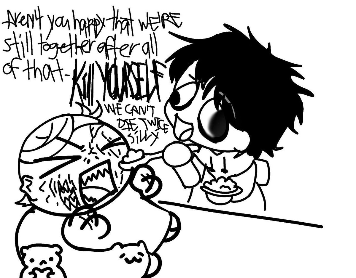fluttershyssimp's tweet photo. goofy zombie post-canon sangbum sketches 

#killingstalking #ks #yoobum #sangwoo #sangbum #sketch #artist https://t.co/AjYqwmzs8H
