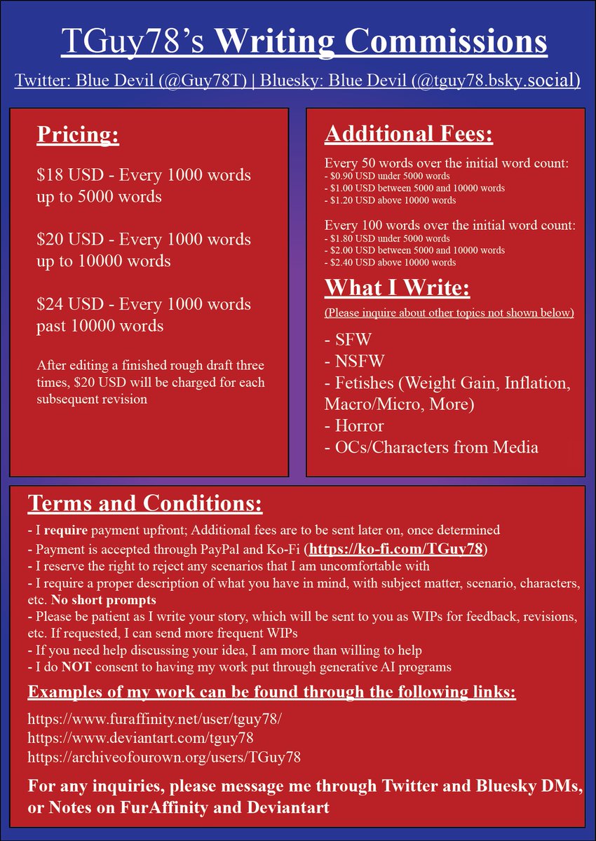 Blue Devil🔞 C/OMMS OPEN! (QUEUE OF 15) tweet media