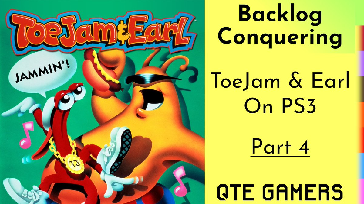 qtegamers's tweet image. Part 4 of playing the #PS3 version of ToeJam &amp;amp; Earl was tough and unlucky. i used the game's save and load feature to get through, but near the end of the video i forgot to save! i went from floor 11 to 15 and got ship pieces.
qtegamers.blogspot.com/2026/04/bc-toe…