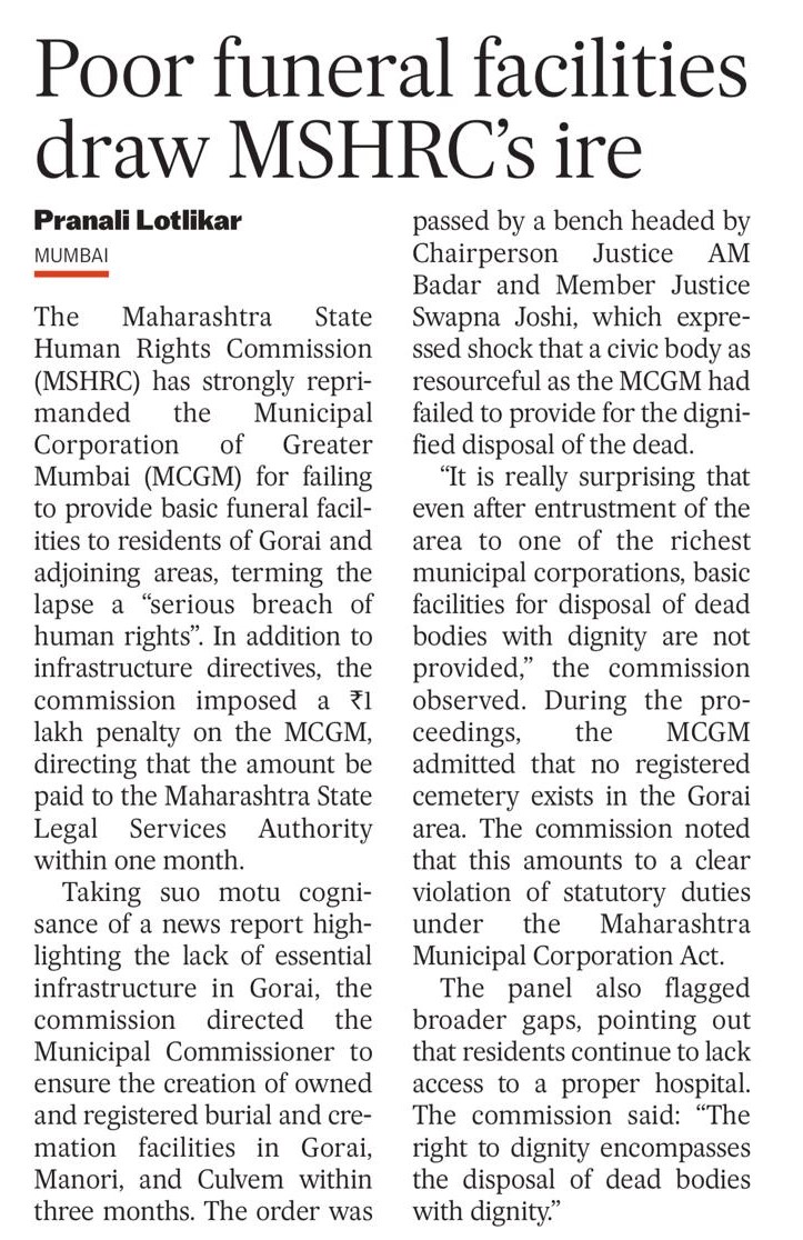 Maharashtra State Human Rights Commission Mumbai tweet media