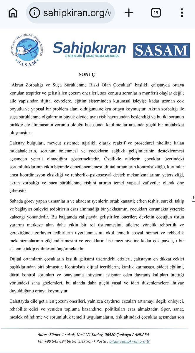 Sahipkıran Stratejik Araştırma Merkezi tweet media