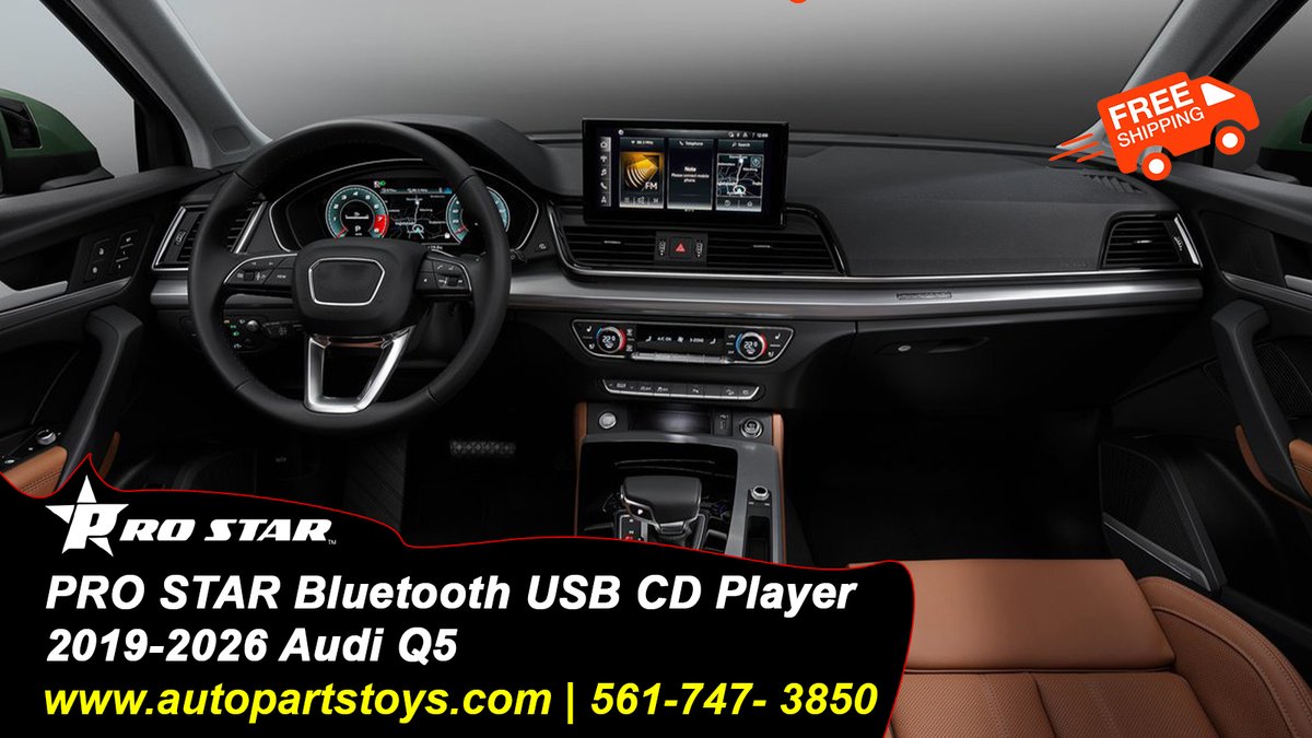 autopartstoys's tweet image. The Audi Q5 deserves the perfect soundtrack. 🎶✨ Bring your favorite CDs back to life with the sleek PRO STAR Bluetooth USB CD Player (2019-2026 models). Flawless sound, zero clutter.

Grab yours with FREE shipping! 🚚

#AudiQ5 #CarAudio #Audi