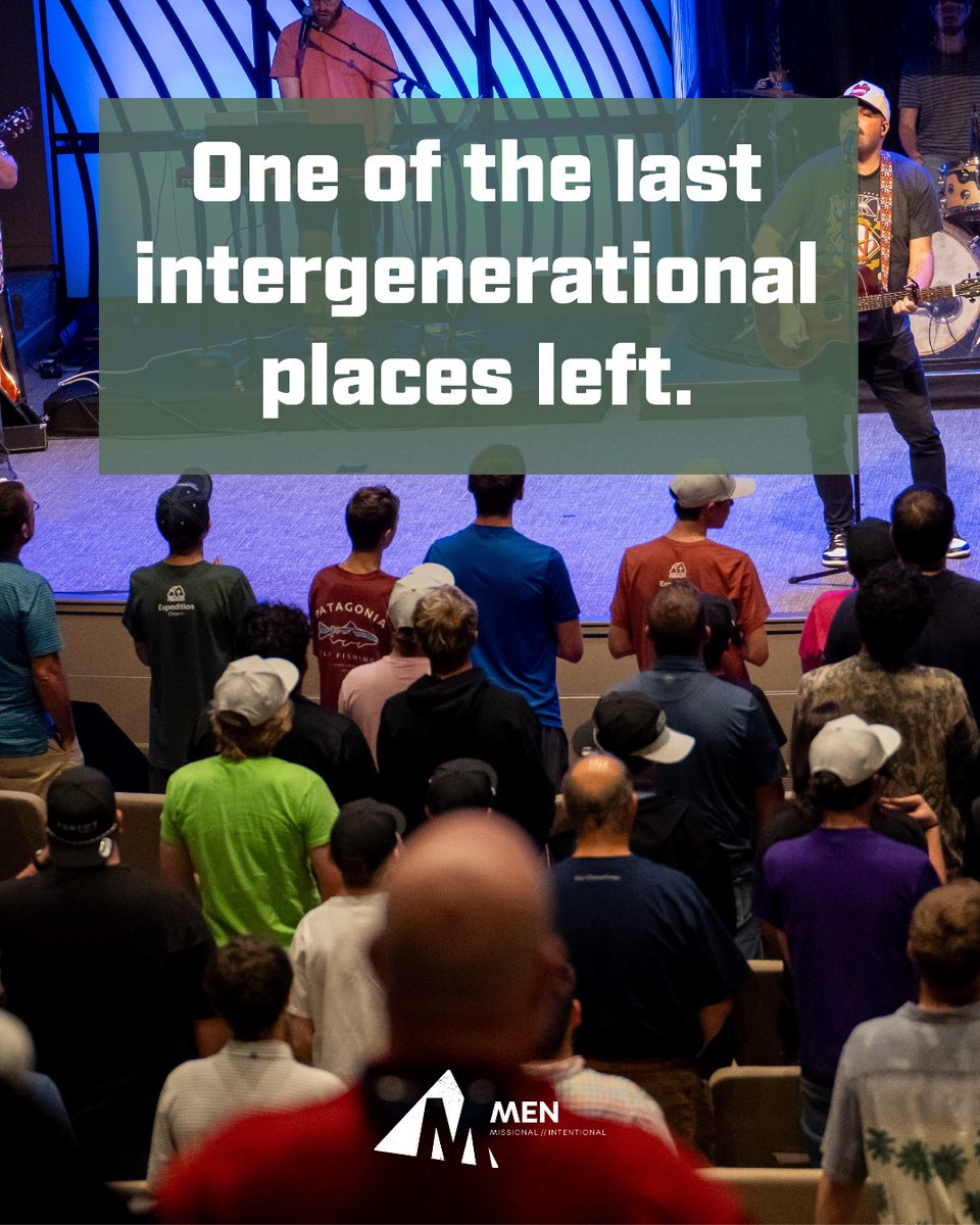 Outside of the family, the church is one of the few places where generations still regularly interact. This creates a unique opportunity for men of faith to invest in younger men who are seeking wisdom and direction.

Who is one younger man you could encourage this week?