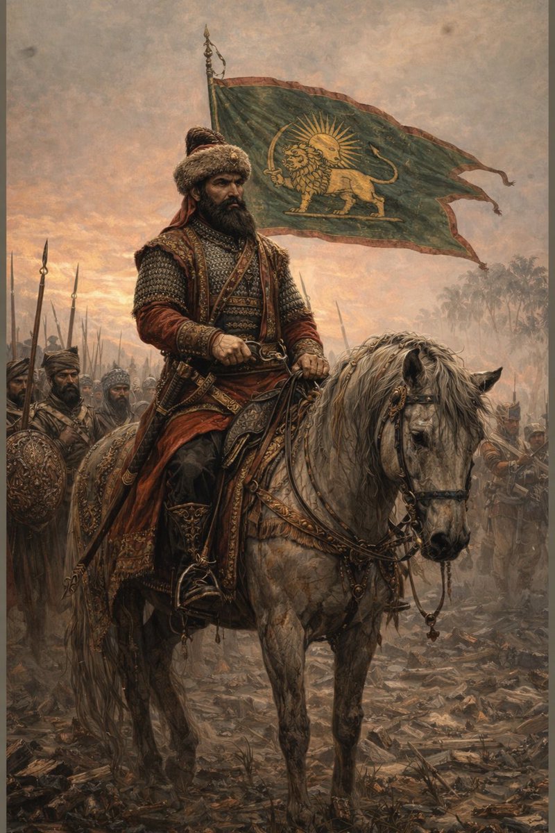 GreaterIran92's tweet photo. Constantinople treaty 1724: With Iran weakened by civil war, Russia🇷🇺 &amp; Ottomans🇹🇷 agreed to divide it between them.

Then Nader Shah rose🇮🇷🔥

He crushed the Ottomans and Afghans — overran Mughal capital &amp; advanced so fiercely the Russians fled the Caucasus rather than face him. https://t.co/Ek3KJIKREO