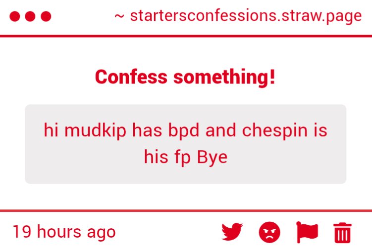 Starters Confessions (Open!) tweet media