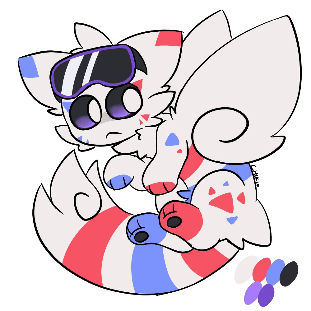 chikidoodlez's tweet photo. furret/togekiss design ☁️ https://t.co/YQW4DyUX2W