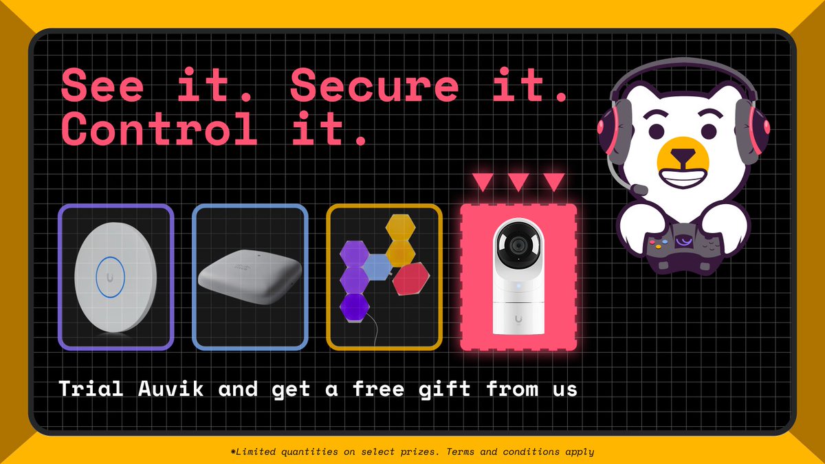 AuvikOfficial's tweet image. Your network isn’t a guessing game. Get total visibility + effortless automation so you’re in control, not reacting to surprises. 

🎮 Start your free Auvik #NetworkManagement trial by May 1 &amp;amp; choose your prize ➜ get.auvik.com/press-start

*Terms &amp;amp; conditions apply.