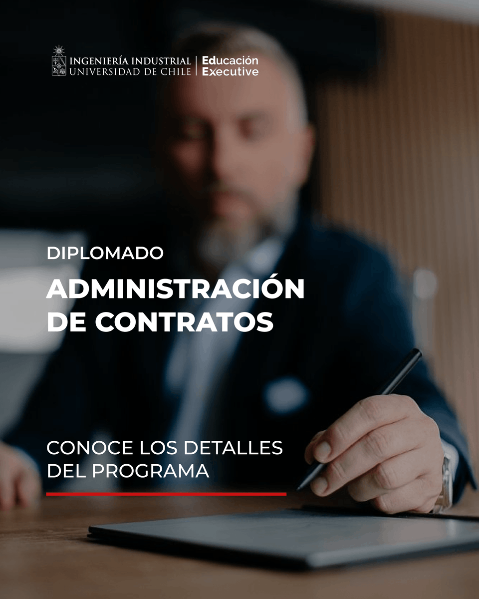 edexuchile's tweet photo. Las empresas dependen cada vez más de terceros para operaciones críticas.
▶️ Gestionar bien esos contratos es clave.

Convierte tu Diplomado en Administración de Contratos en una ventaja estratégica. Inicio de clases en mayo.

Conoce más en https://t.co/iwvNXOaMVL https://t.co/ICaqEsD2C7
