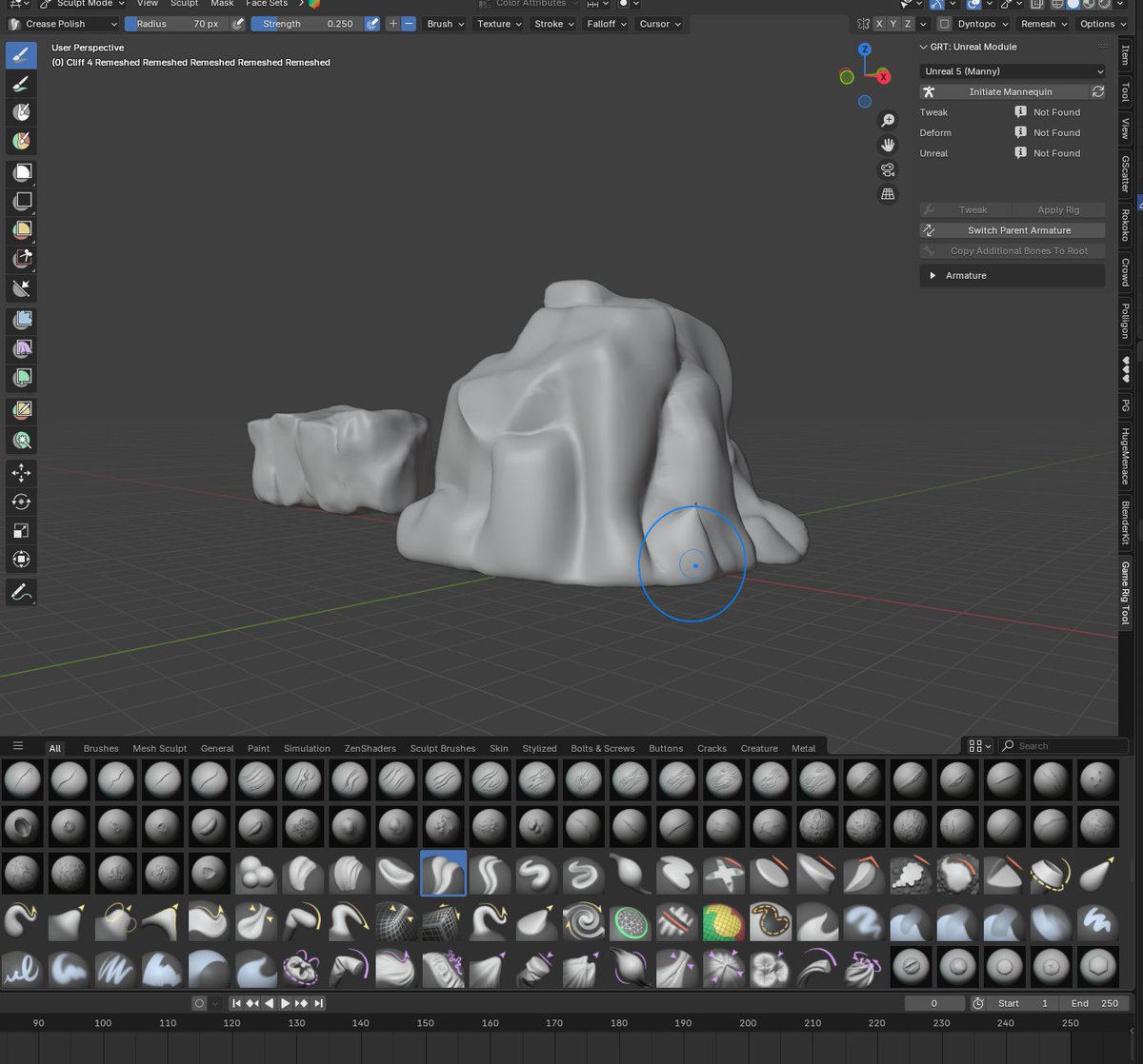ZarazyTv's tweet image. kick.com/zarazy
twitch.tv/zarazyy
Streaming sculpting rocks, i know so much fun. Ask about our game! 
#art #gamedev #3dmodeling #3dart #dev