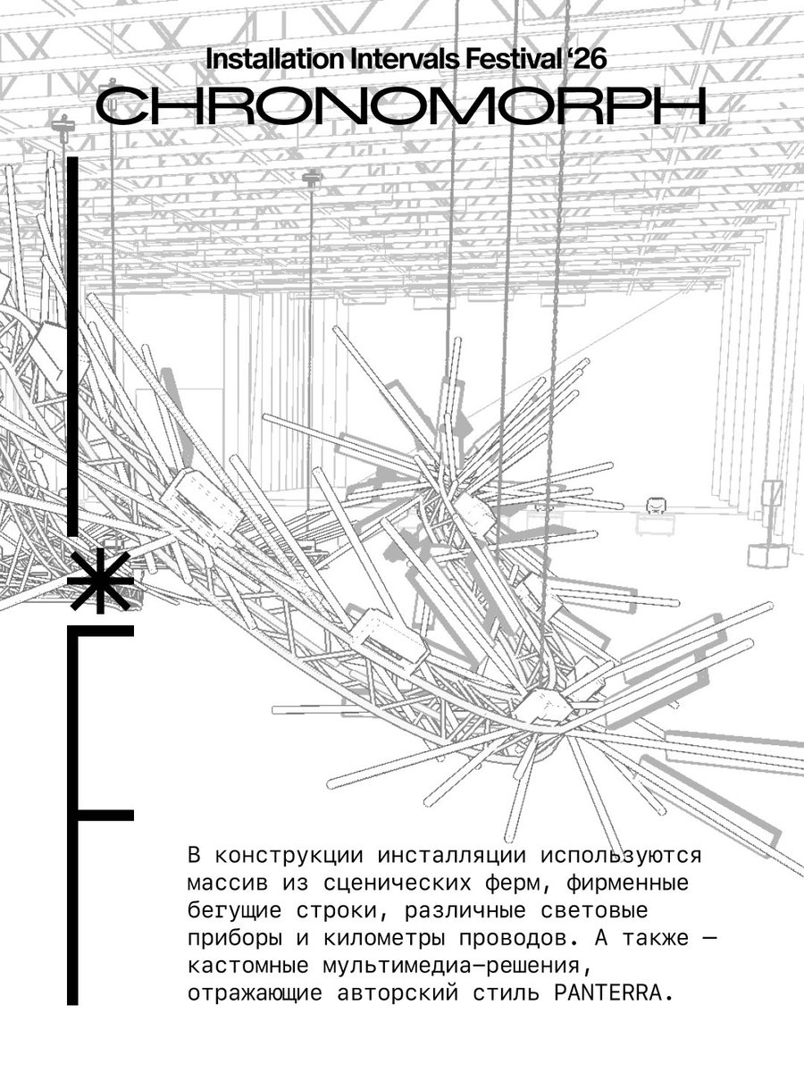 23-26 APRIL

INTERVALS FESTIVAL

OUR FIRST INSTALLATION IN 2026