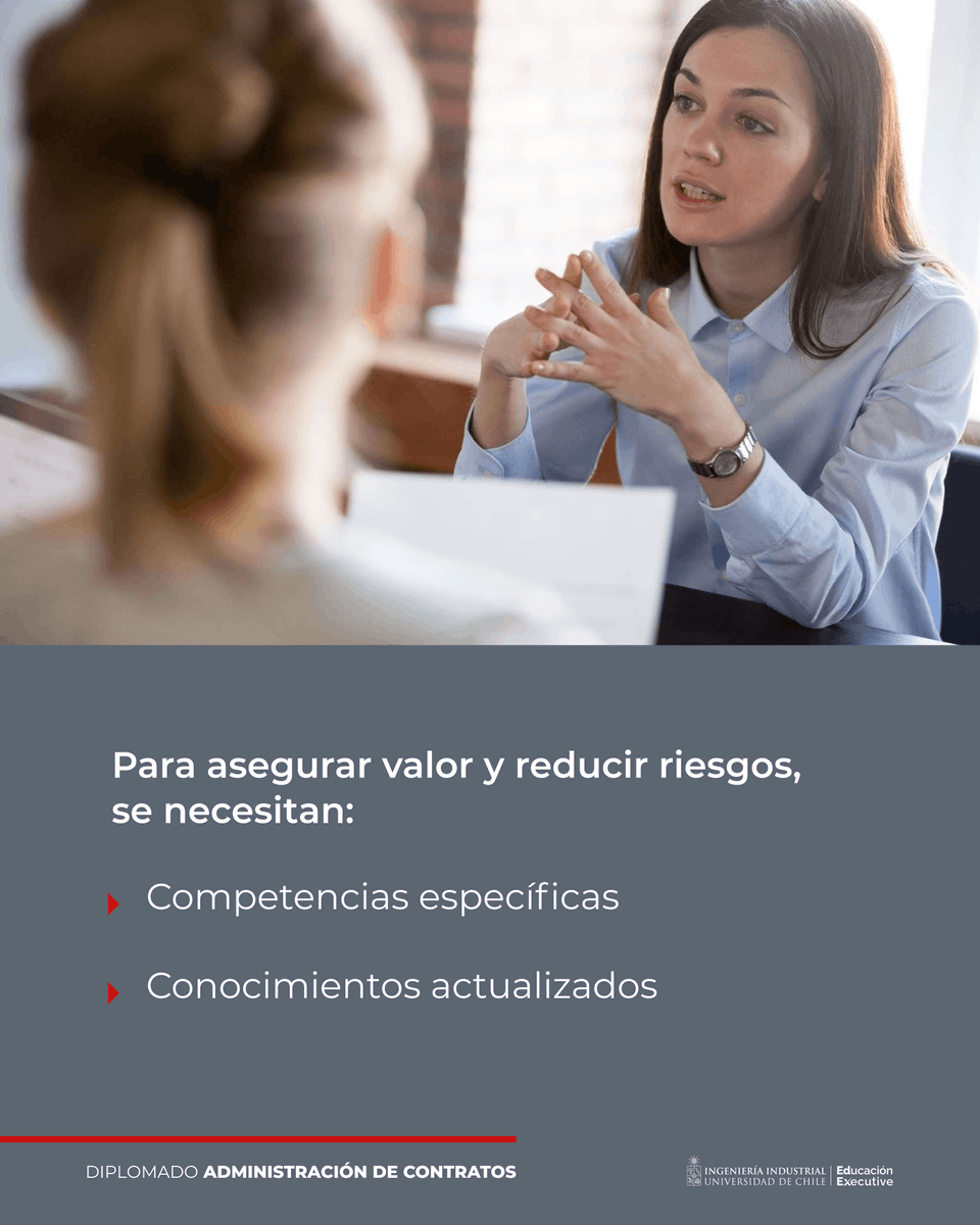 edexuchile's tweet photo. Las empresas dependen cada vez más de terceros para operaciones críticas.
▶️ Gestionar bien esos contratos es clave.

Convierte tu Diplomado en Administración de Contratos en una ventaja estratégica. Inicio de clases en mayo.

Conoce más en https://t.co/iwvNXOaMVL https://t.co/ICaqEsD2C7